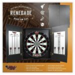 Dart Board Set - Renegade board & cabinet
