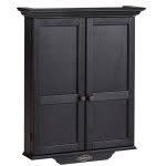 Dart Cabinet - Brunswick - Black Wire Brush