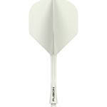Winmau Fusion Flight & Shaft Solid White Medium