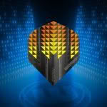 Dart Flights - Winmau - Prism Alpha - Black & Orange