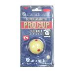 Single 2" Cue Ball Aramith Pro Cup (6 Dots)