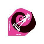 Dart Flights - Diva - Woman Swirl