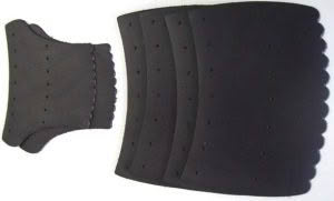Pocket Leather Invisible - Black (set Of 6) - Premium Table Parts ...