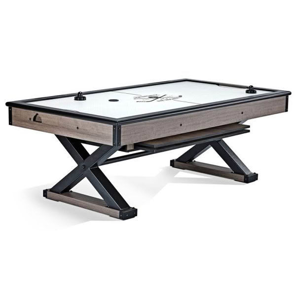 Air Hockey Table - Premiere - Weathered Oak