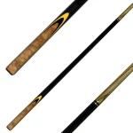 Cue - Powerbond - Composite 2pce - Black & Yellow