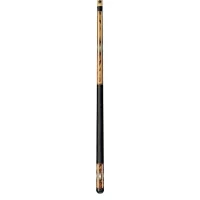 Cue - Lucasi - Custom Maple/Zebrawood & Imitation Bone/Cocobolo Cue with Embossed Leather Wrap - Image 2