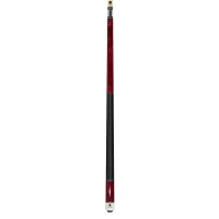 Cue - Lucasi - Custom Venetian Red Diamond Series Cue with Black Linen Wrap - Image 2