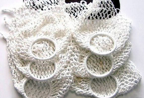 Pocket Nets - Rail Pocket Ring Nets - 2.1/4" - White (Set of 6)