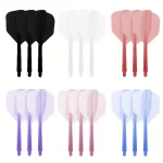 Dart set - 3pce Integrated dart shaft with flight - PINK