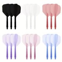 Dart set - 3pce Integrated dart shaft with flight - PINK