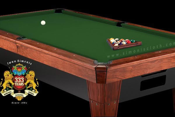 Cloth - Simonis 760 Eng Green  per metre