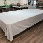 Dust Cover (BMG Deluxe) 7ft Cotton/Fringe - GREY