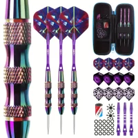 Dart set - 22G Colorful Copper dart set with case