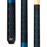 Cue - Rage - Matte Blue Diamond Wrapless Cue