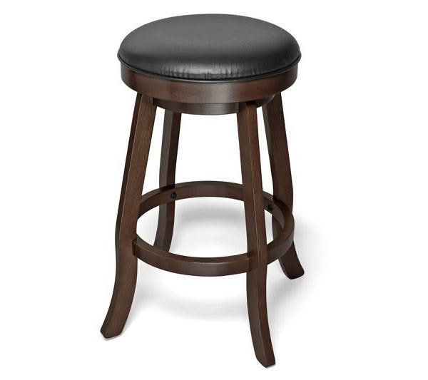 Furniture - BW Traditional Backless Pub Stool Espresso
