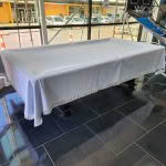 Dust Cover (BMG Deluxe) 10ft Cotton - Fringe - Grey