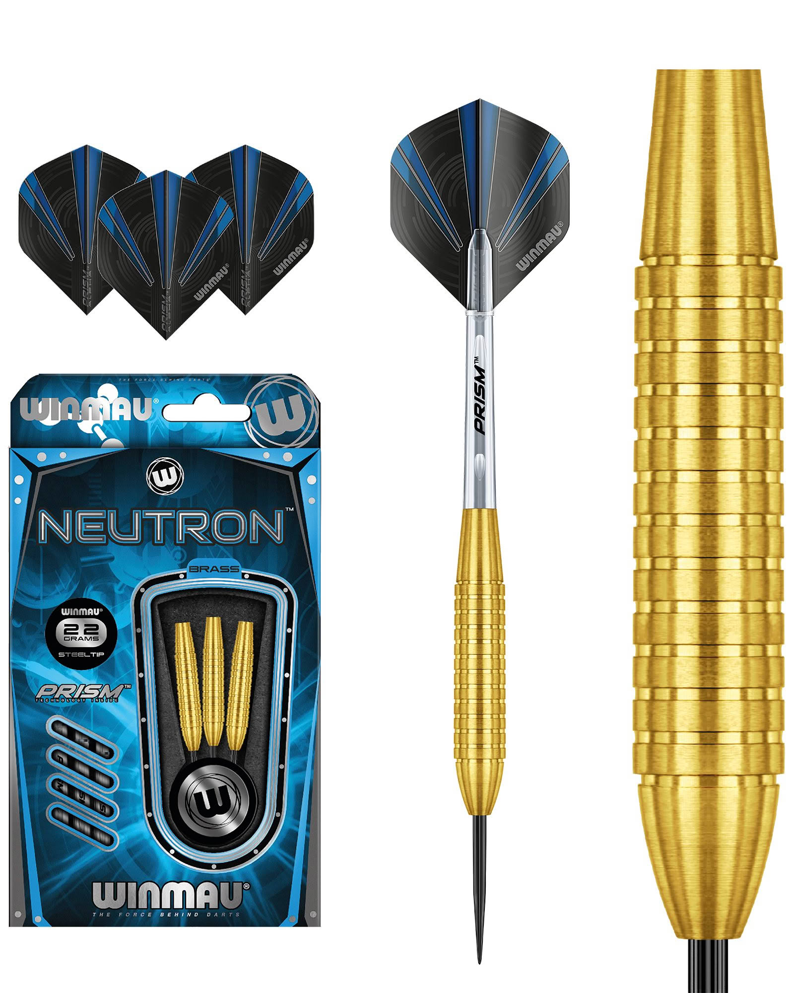 1_W1209_Winmau_Neutron_22g_Full_Spec_W.jpg Darts Set - Winmau - Neutron 22G - Image 1