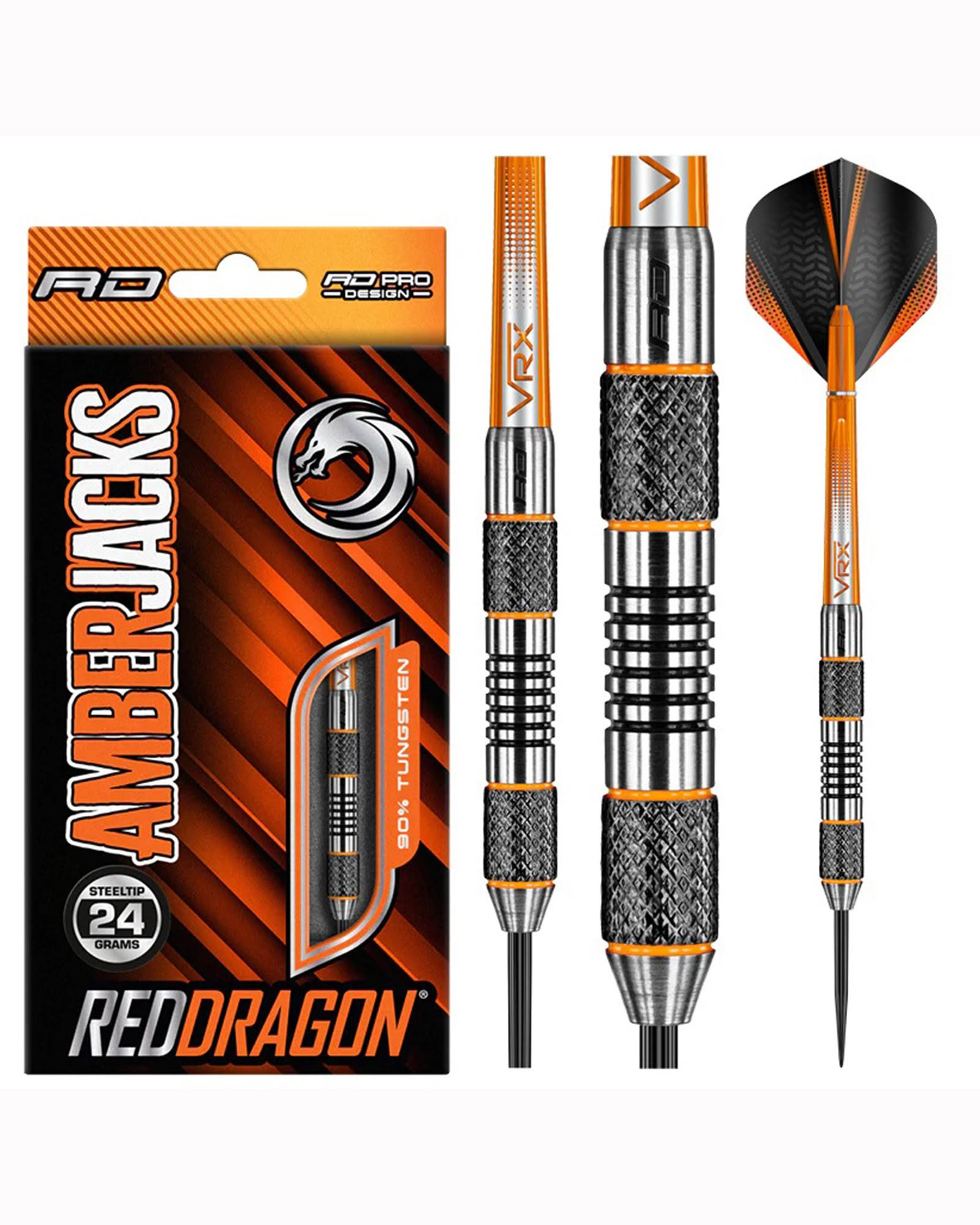 RDD0091-Amberjack-5-24g-Dart-Set-001_W.jpg Darts Set - Red Dragon - Amberjacks 24G - Image 1
