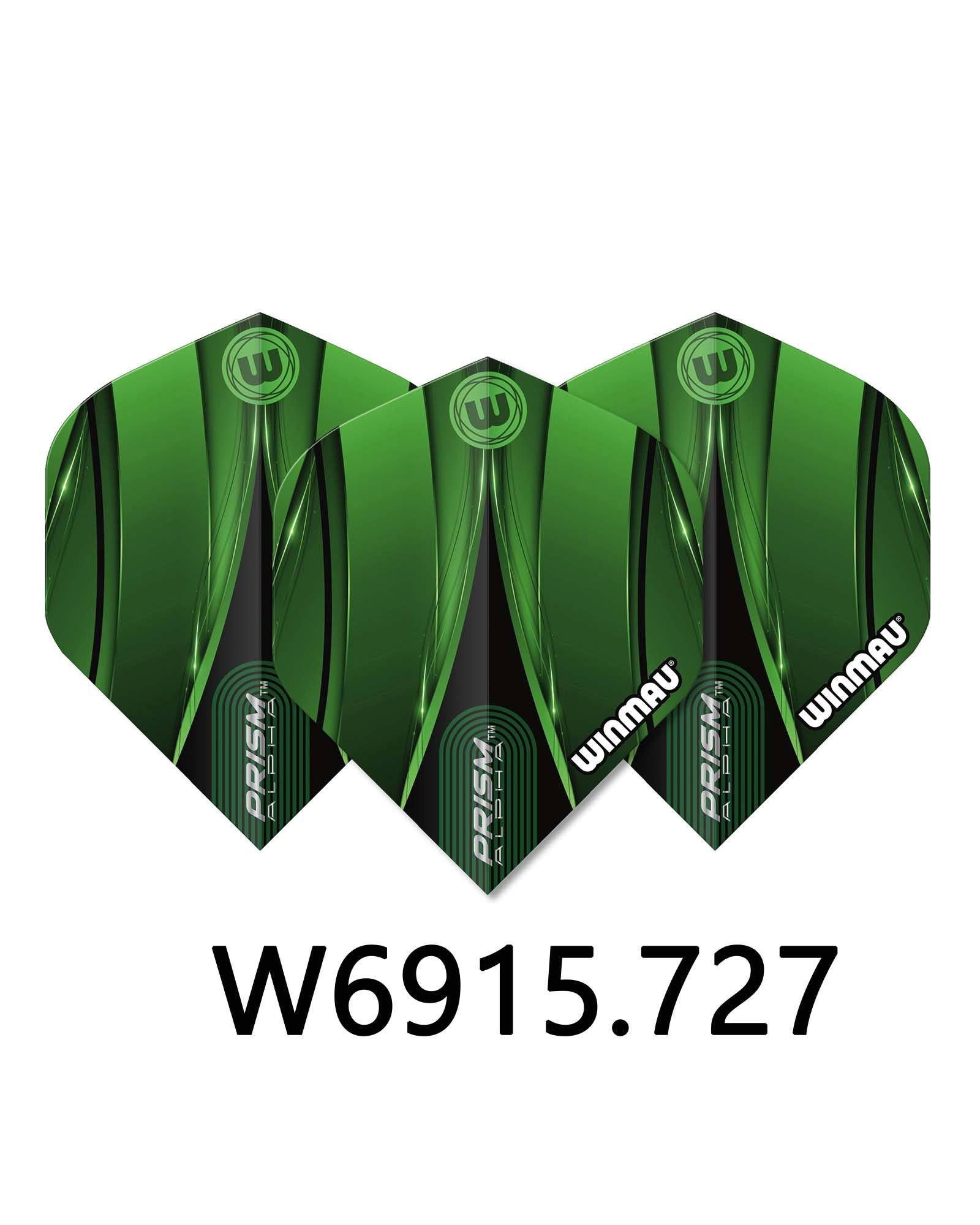 W6915-727_Alpha-Standard-Sniper-Green-image-1_W.jpg Dart Flights - Winmau - Prism - Green & Black - Image 1