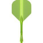 Winmau Fusion Flight & Shaft Transparent  Neon Yellow medium